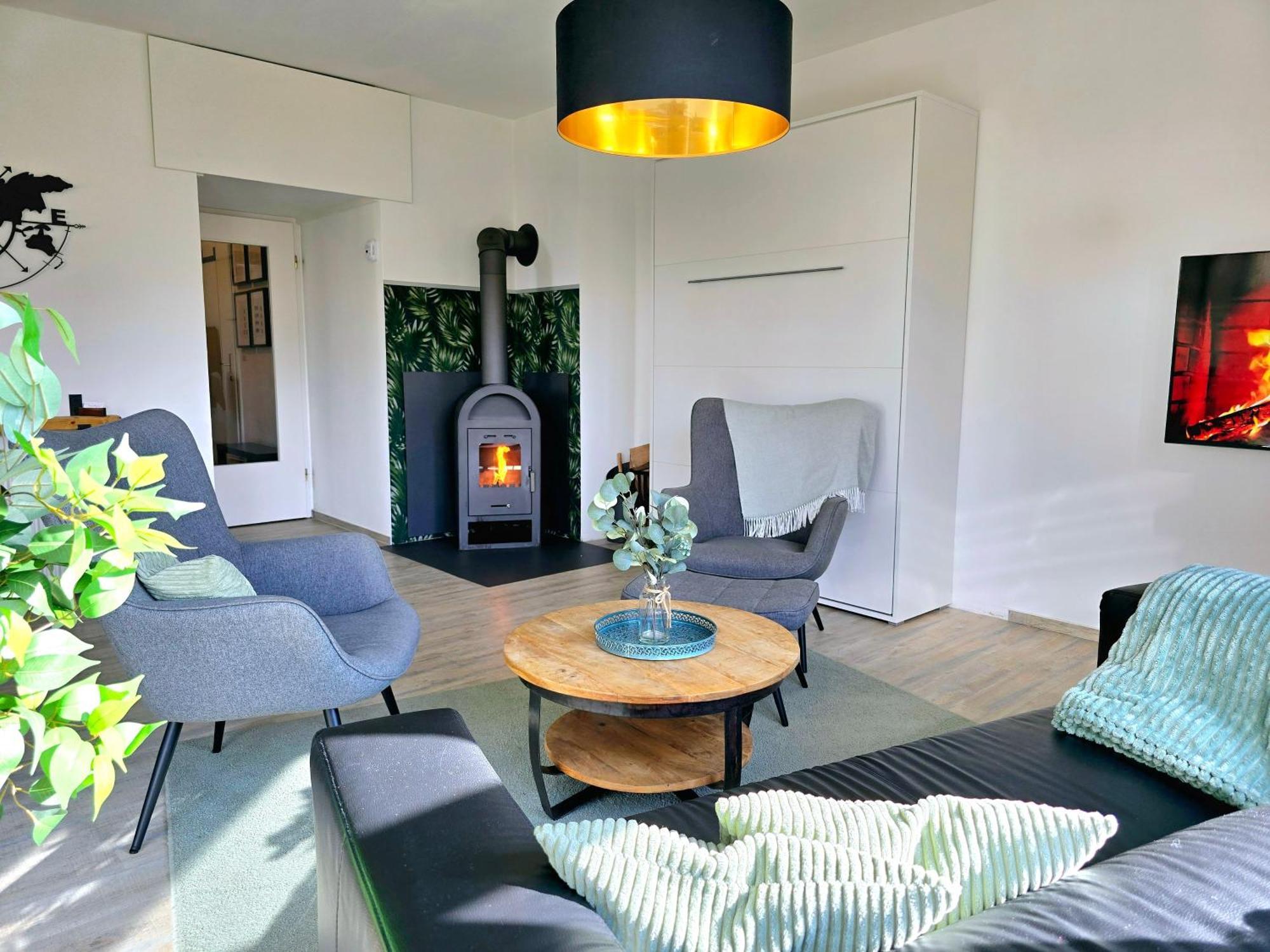 Ferienwohnung Fuchsbau Mit Kamin & Terrasse & Hunde 温特贝格 外观 照片