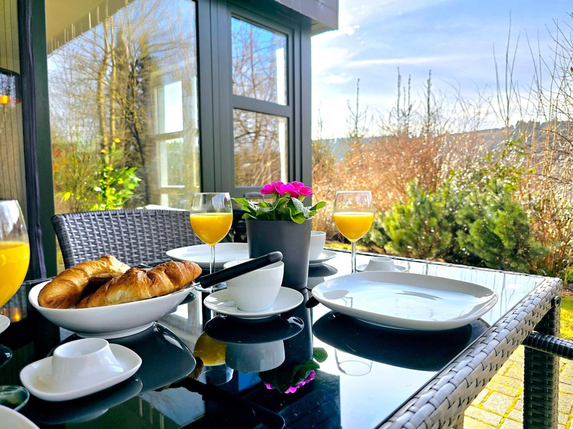 Ferienwohnung Fuchsbau Mit Kamin & Terrasse & Hunde 温特贝格 外观 照片