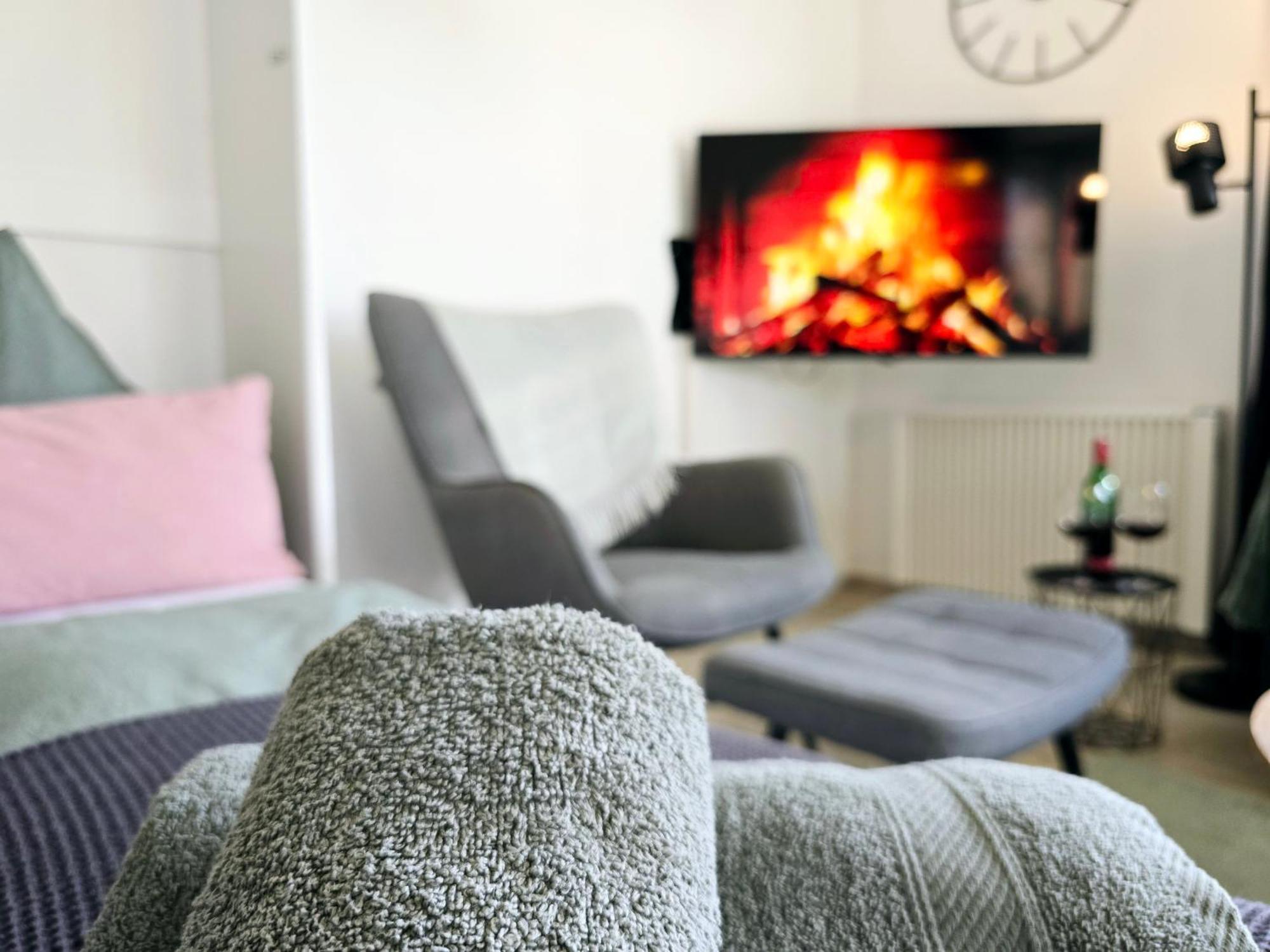 Ferienwohnung Fuchsbau Mit Kamin & Terrasse & Hunde 温特贝格 外观 照片