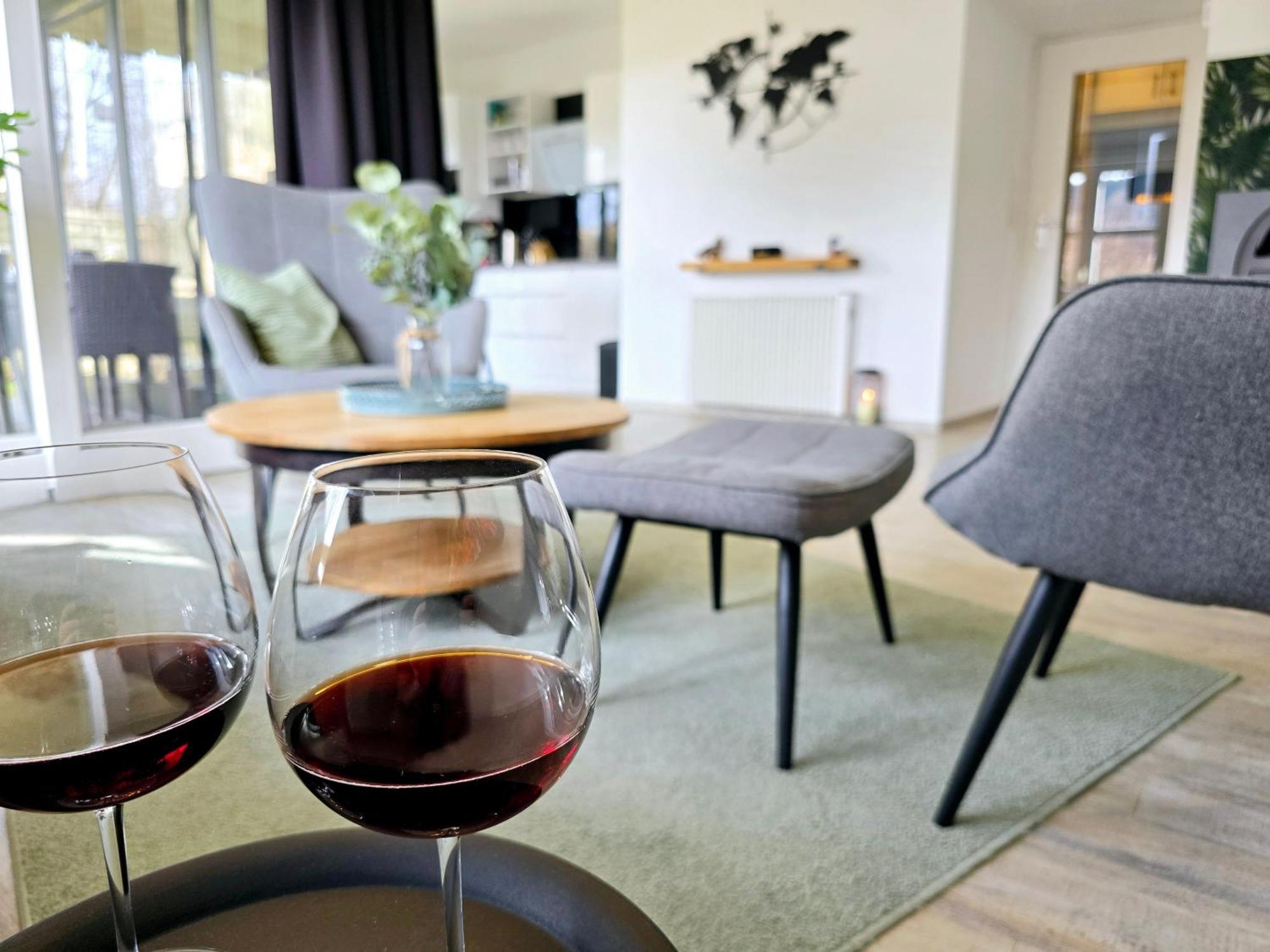 Ferienwohnung Fuchsbau Mit Kamin & Terrasse & Hunde 温特贝格 外观 照片