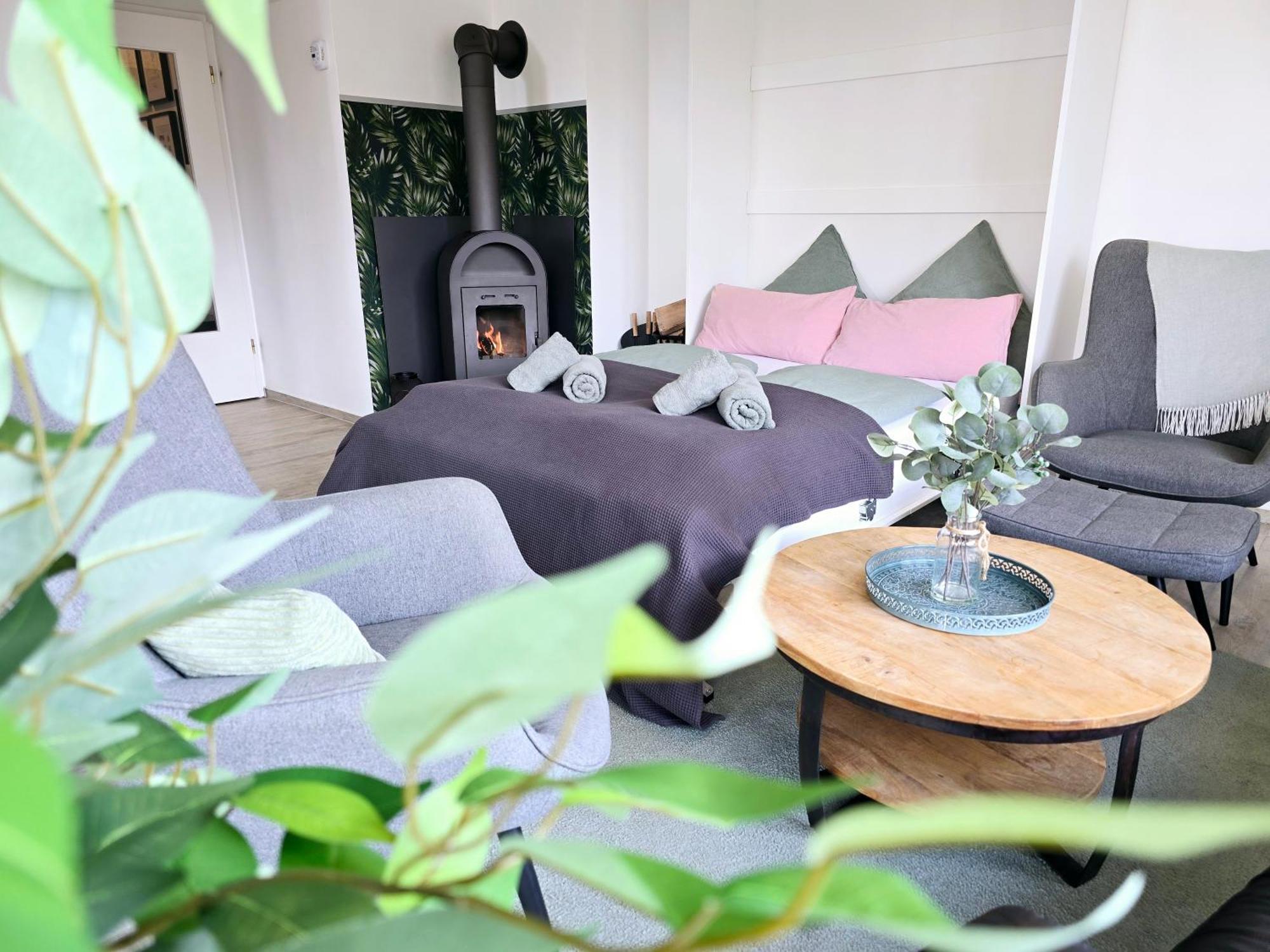 Ferienwohnung Fuchsbau Mit Kamin & Terrasse & Hunde 温特贝格 外观 照片